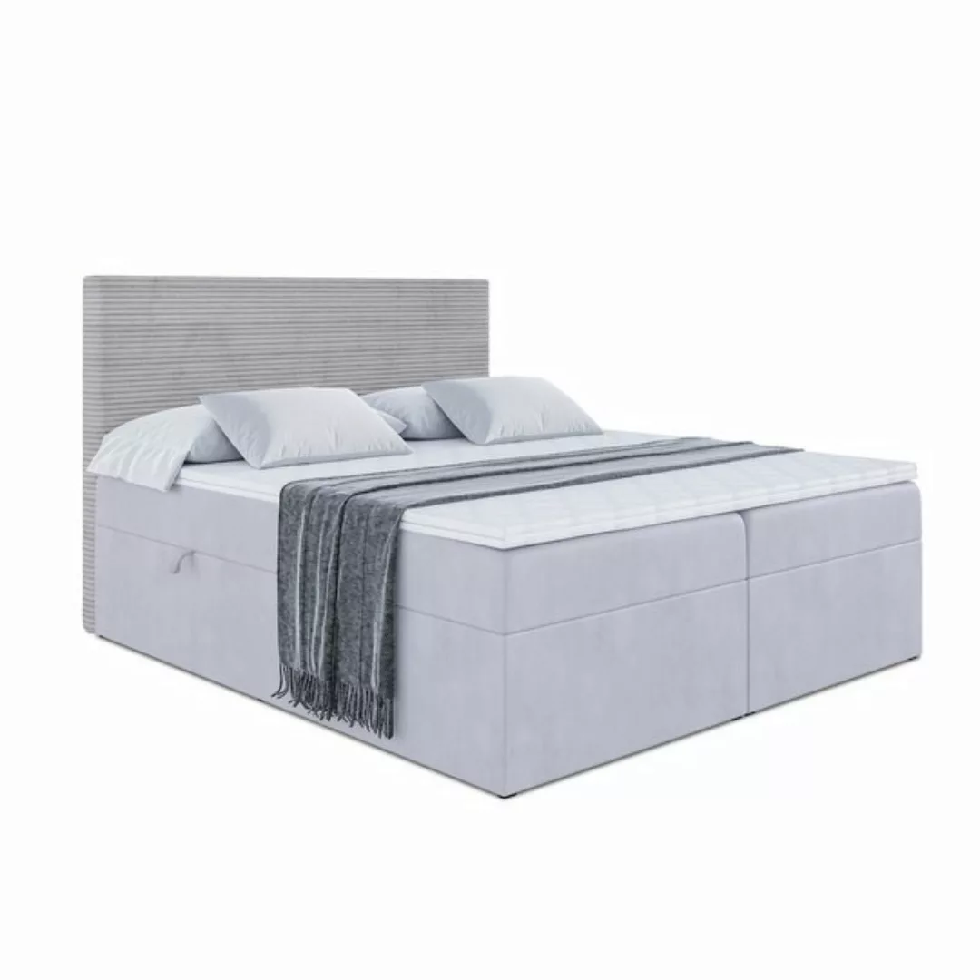 ALTDECOR Boxspringbett PRESTON (Multipocket-Matratze H4. H3 Matratze Bonell günstig online kaufen