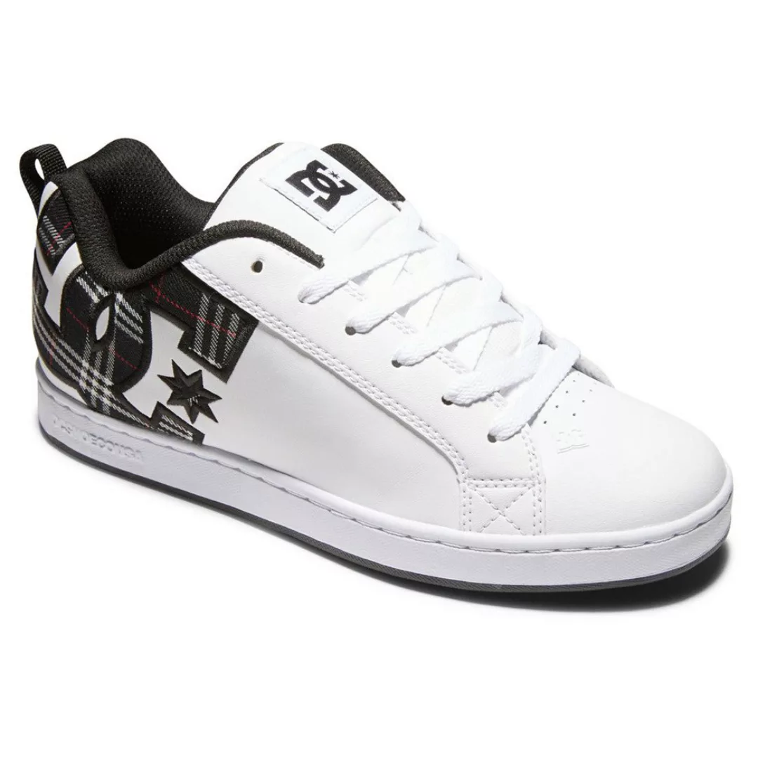 Dc Shoes Court Graffik Sportschuhe EU 37 White / Plaid / Black günstig online kaufen