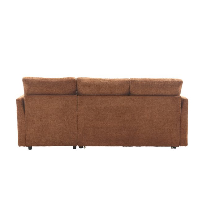 Ulife Sofa Chenille Vielseitiges Modulares Schlafsofa Sofabett, 3-Sitzer, m günstig online kaufen