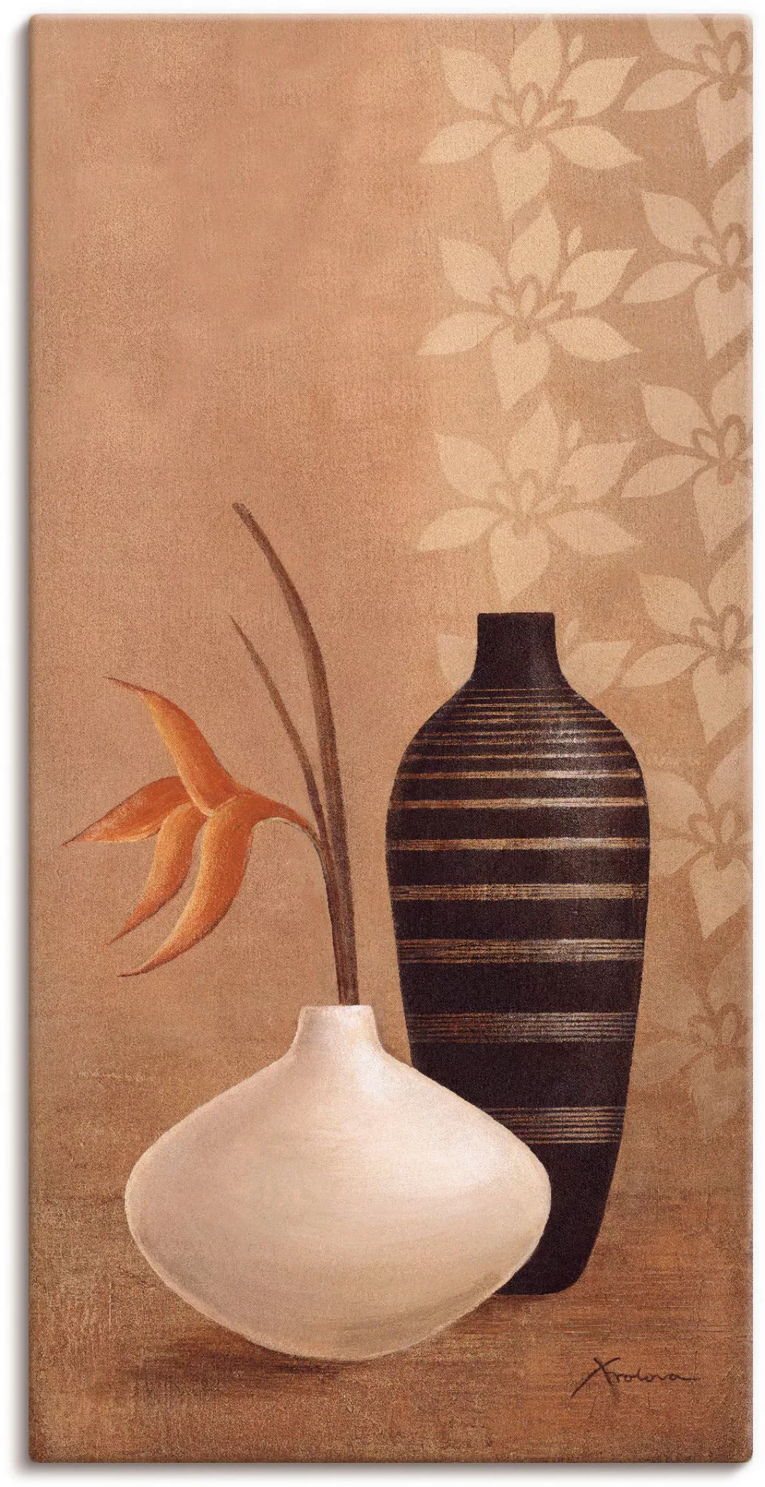 Artland Wandbild »Bauschige Vasen«, Vasen & Töpfe, (1 St.) günstig online kaufen