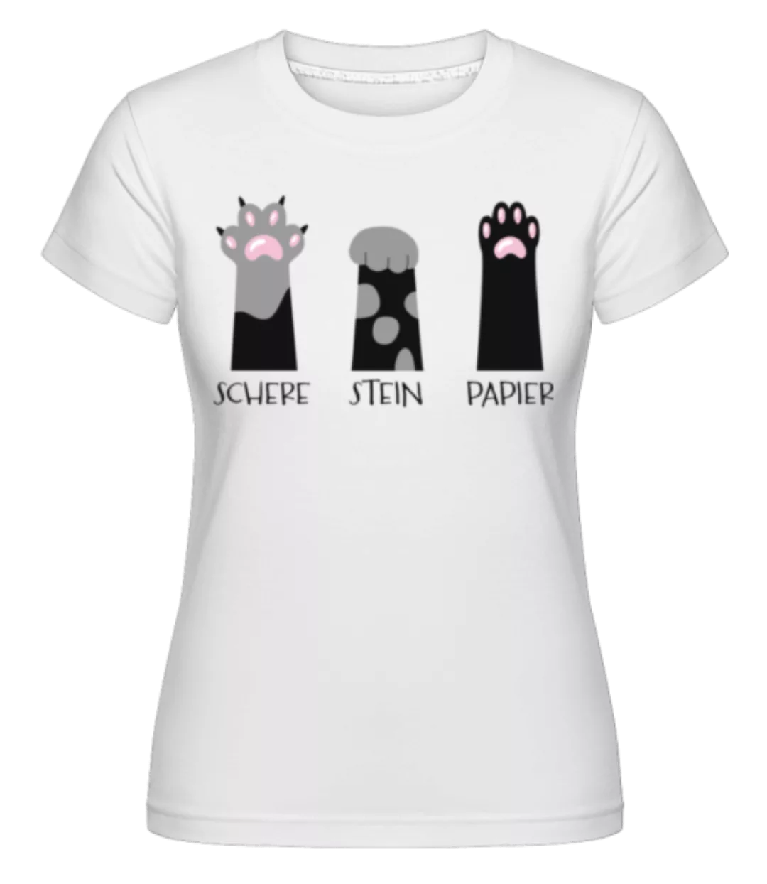 Schere Stein Papier · Shirtinator Frauen T-Shirt günstig online kaufen