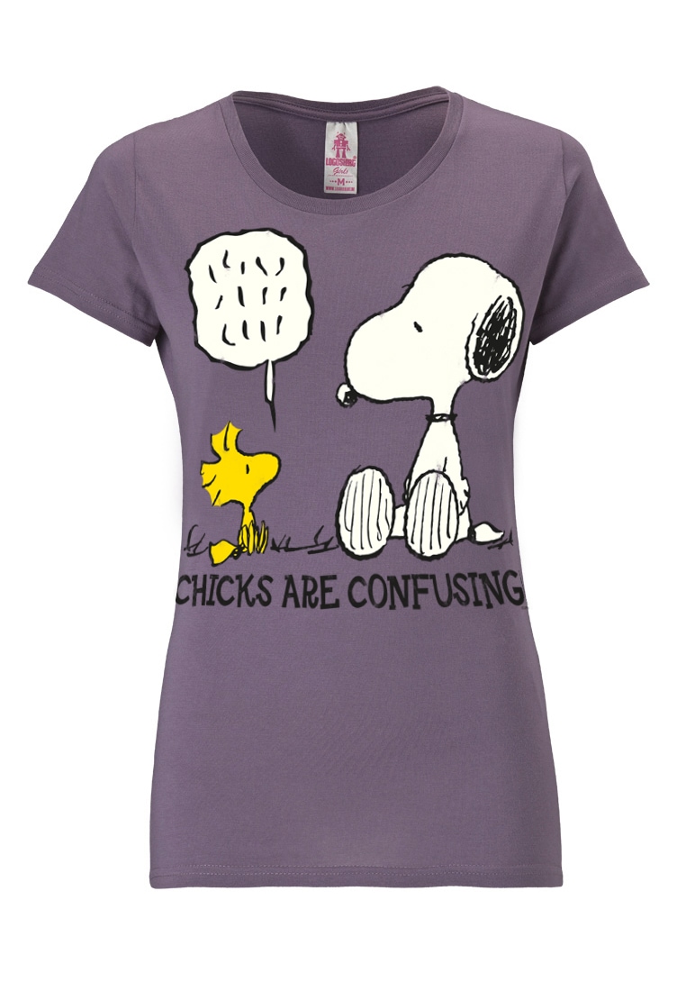 LOGOSHIRT T-Shirt "Snoopy - Peanuts", mit niedlichem Frontprint günstig online kaufen