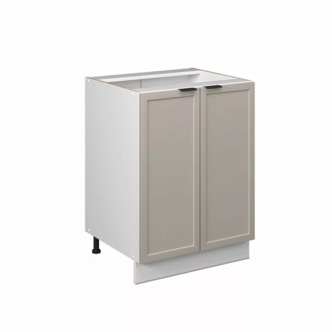 Vicco Unterschrank Fame-Line, GrauBeige/Weiß, 60 cm, AP Eiche günstig online kaufen