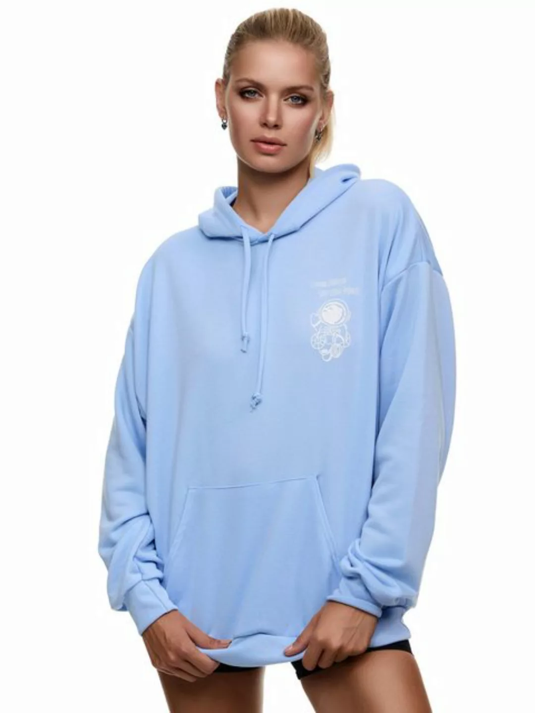 Worldclassca Hoodie Worldclassca Oversized Print Hoodie Kapuzenpullover Swe günstig online kaufen