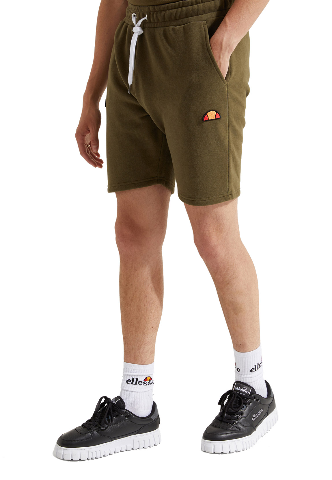 Ellesse Herren Shorts NOLI FLEECE SHORT Khaki günstig online kaufen