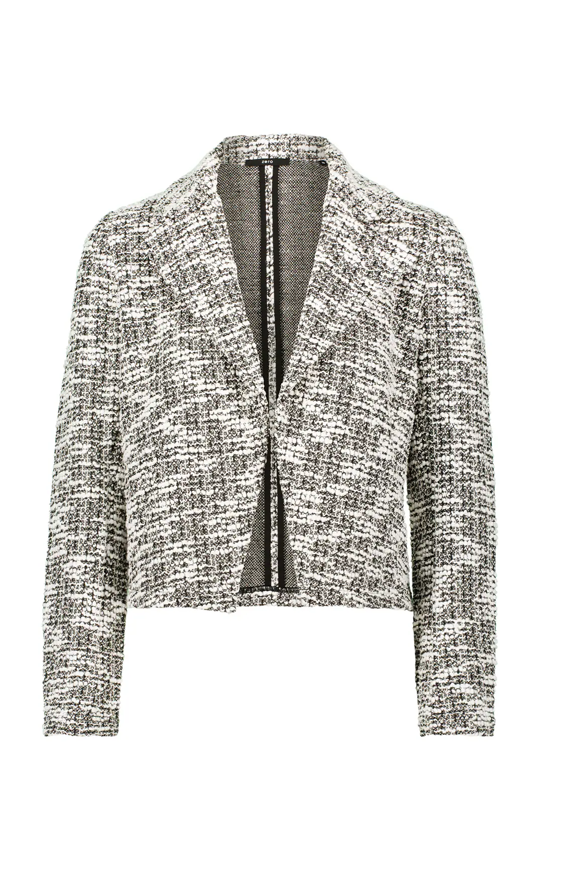 Zero Jackenblazer "zero Blazer Bouclè mit Reverskragen", Plain/ohne Details günstig online kaufen