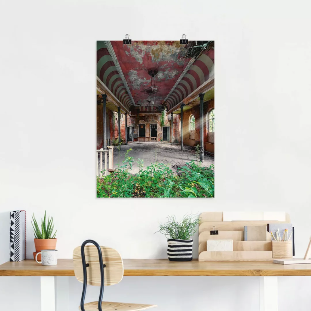 Artland Wandbild "Lost Place - Tanzsaal Ballsaal", Gebäude, (1 St.), als Al günstig online kaufen