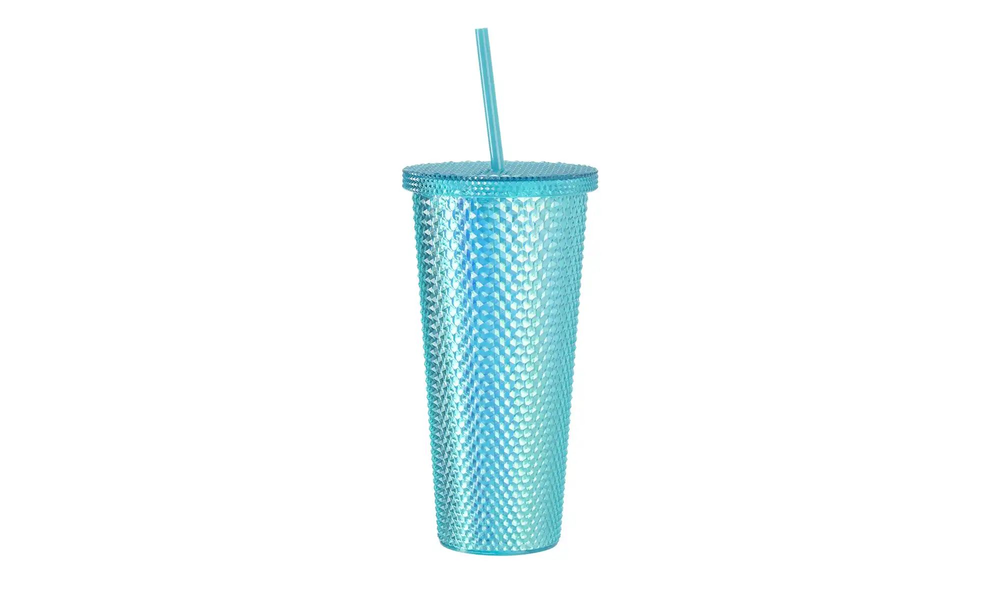 KHG Trinkbecher   ¦ türkis/petrol ¦ Kunststoff ¦ Maße (cm): B: 6,5 H: 20,5 günstig online kaufen