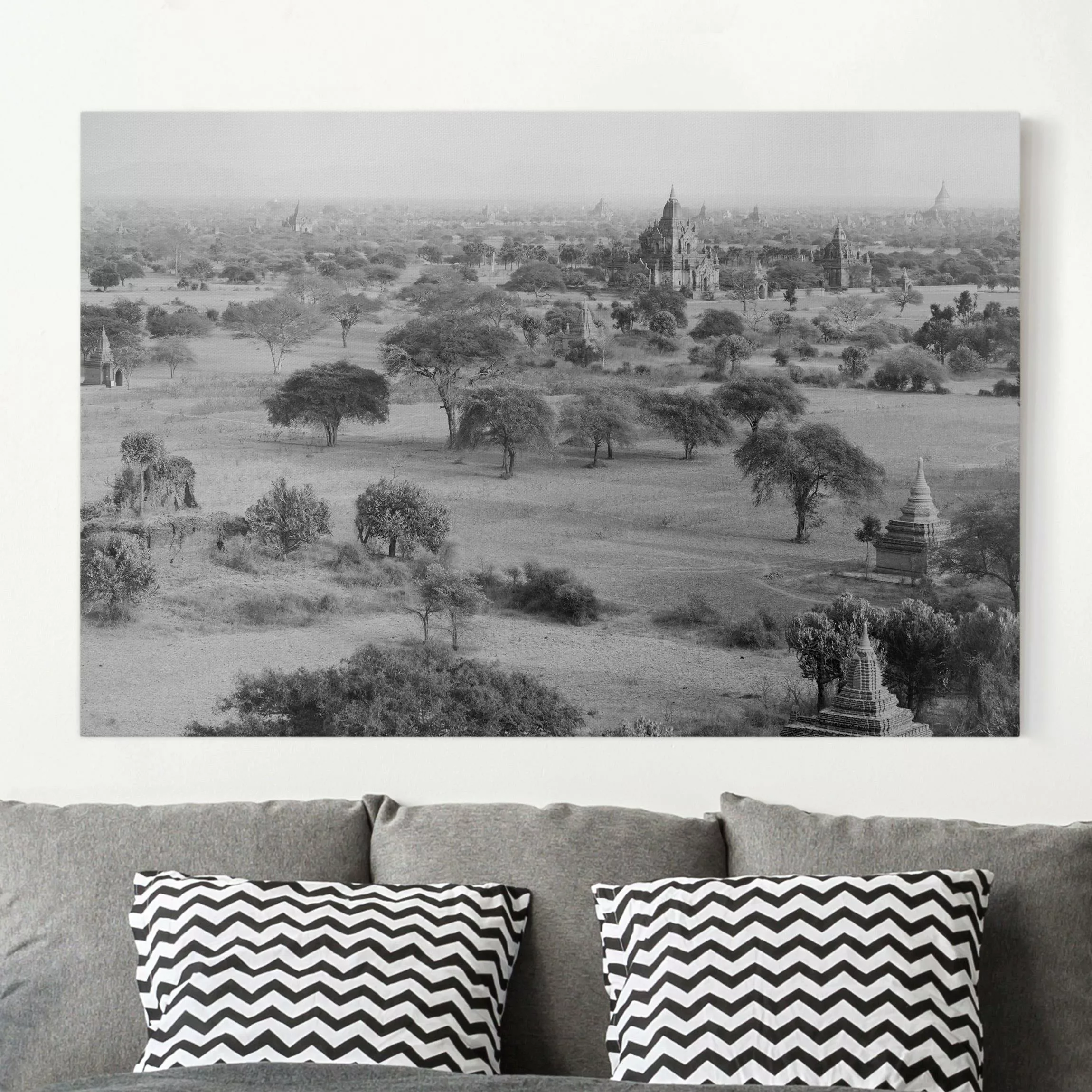 Leinwandbild Natur & Landschaft - Querformat Bagan in Myanmar II günstig online kaufen