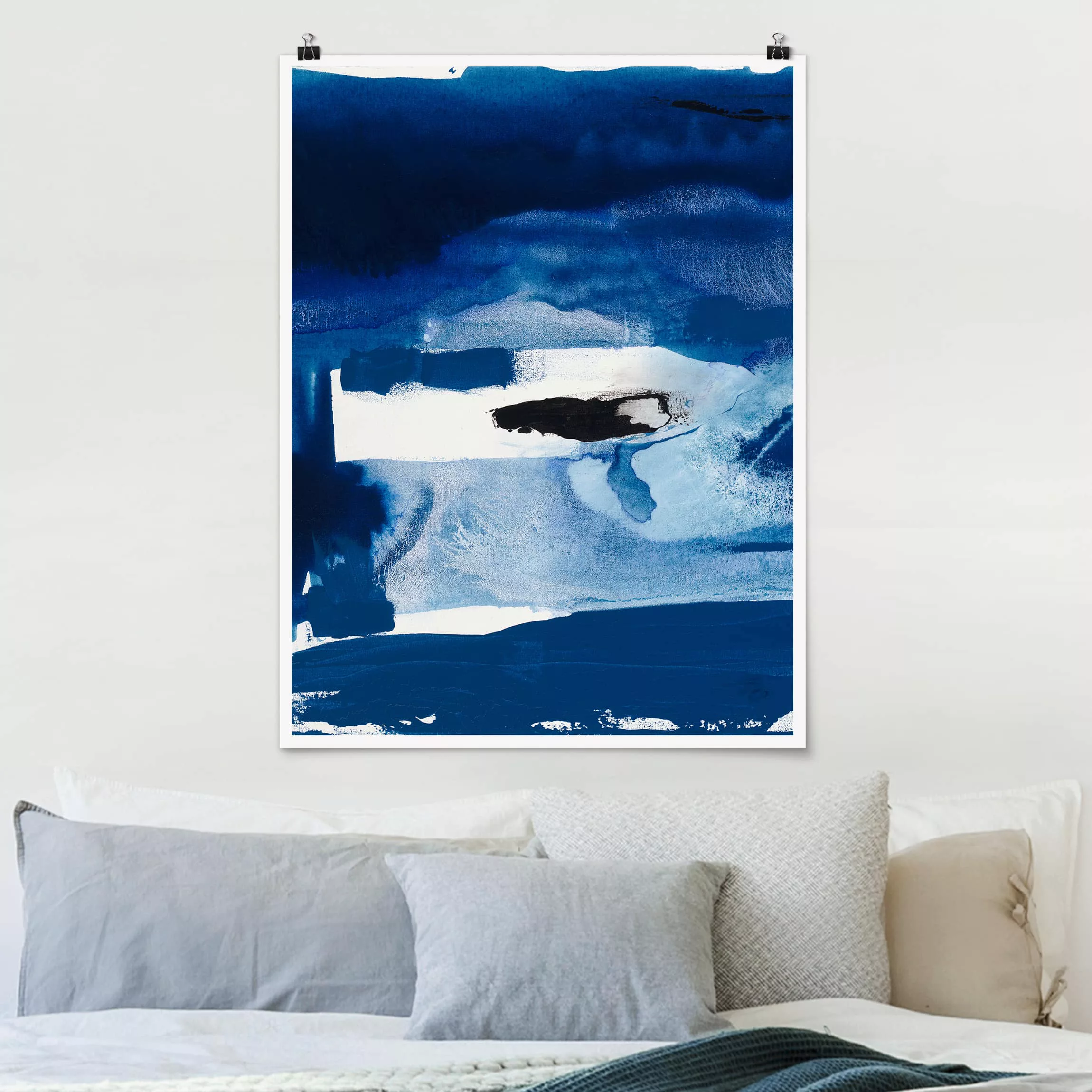 Poster Abstrakt - Hochformat Tag am Meer III günstig online kaufen