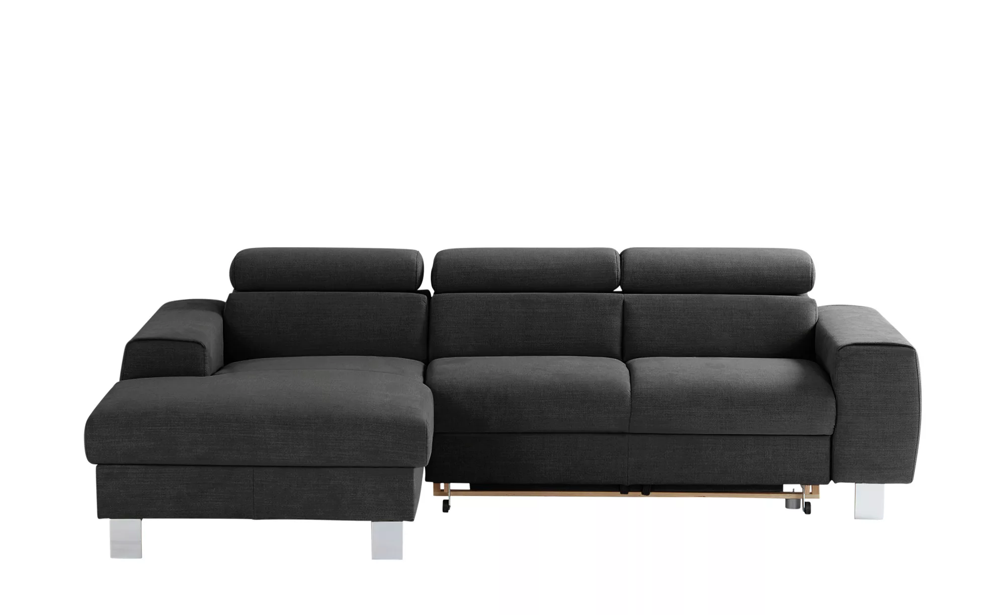 uno Ecksofa  Los Angeles - schwarz - 244 cm - 72 cm - Polstermöbel > Sofas günstig online kaufen