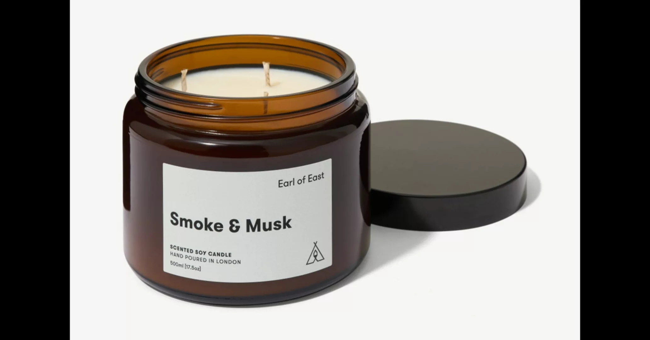 Earl of East Smoke und Musk 3-Docht-Kerze - MADE.com günstig online kaufen