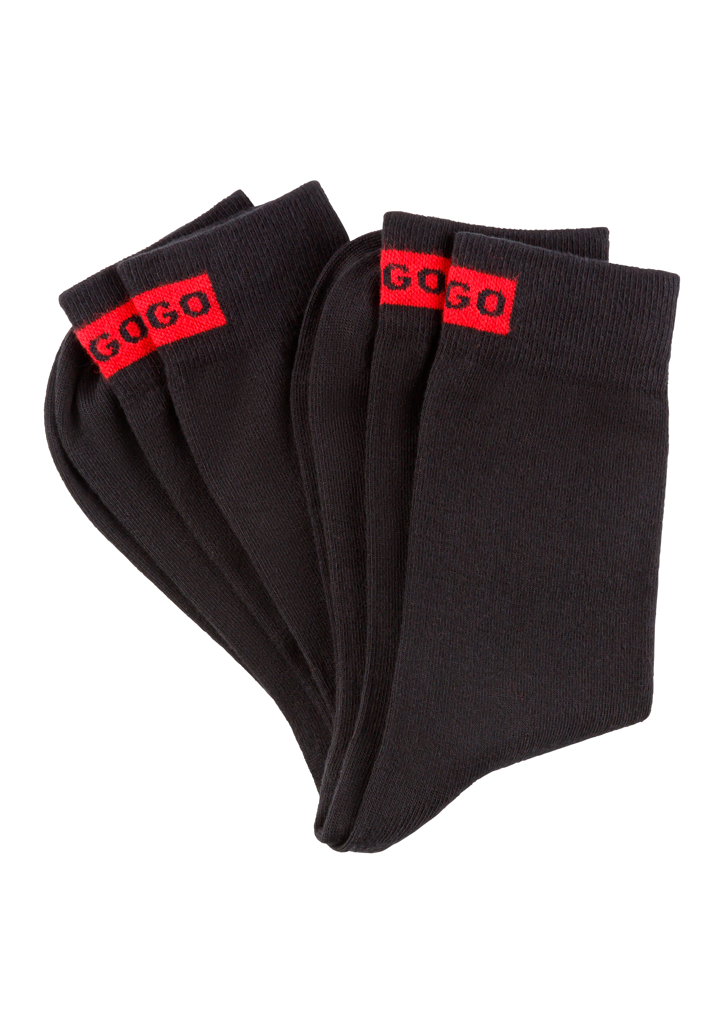 HUGO Underwear Businesssocken "2P RS LABEL CC W", (Packung, 2 Paar, 2er), m günstig online kaufen