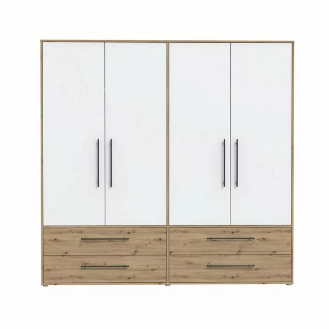 freiraum Drehtürenschrank MOKKARIS in Artisan Eiche - 205,9x200,1x58,8cm (B günstig online kaufen