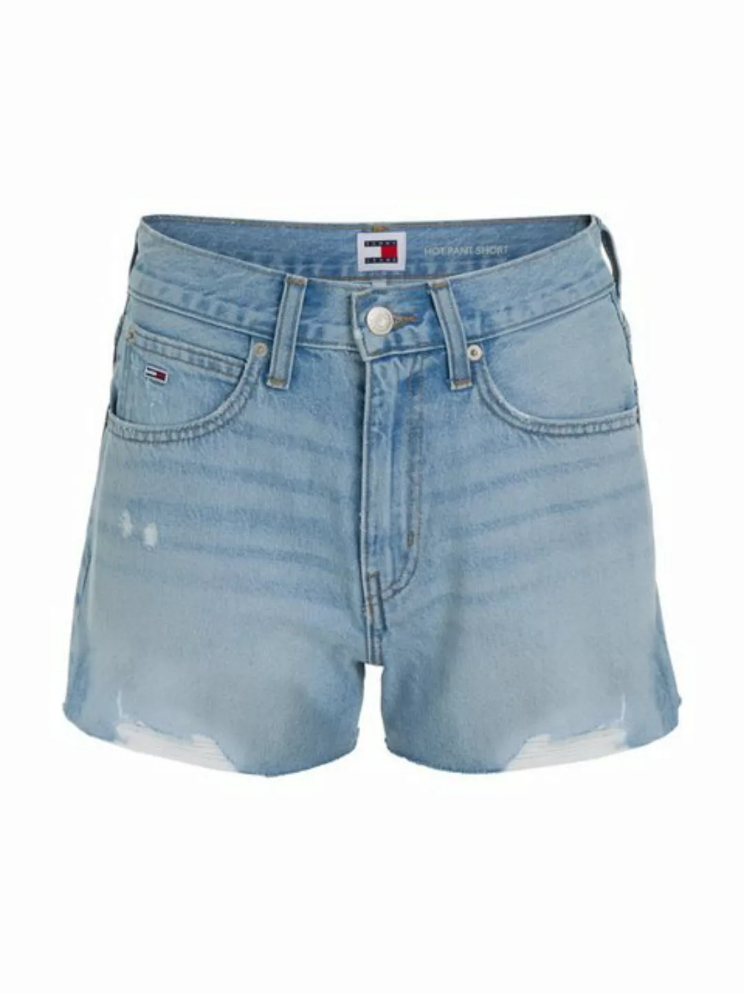 Tommy Jeans Shorts HOT PANT BH0015 mit heavy Destroyed Effekten am Saum günstig online kaufen