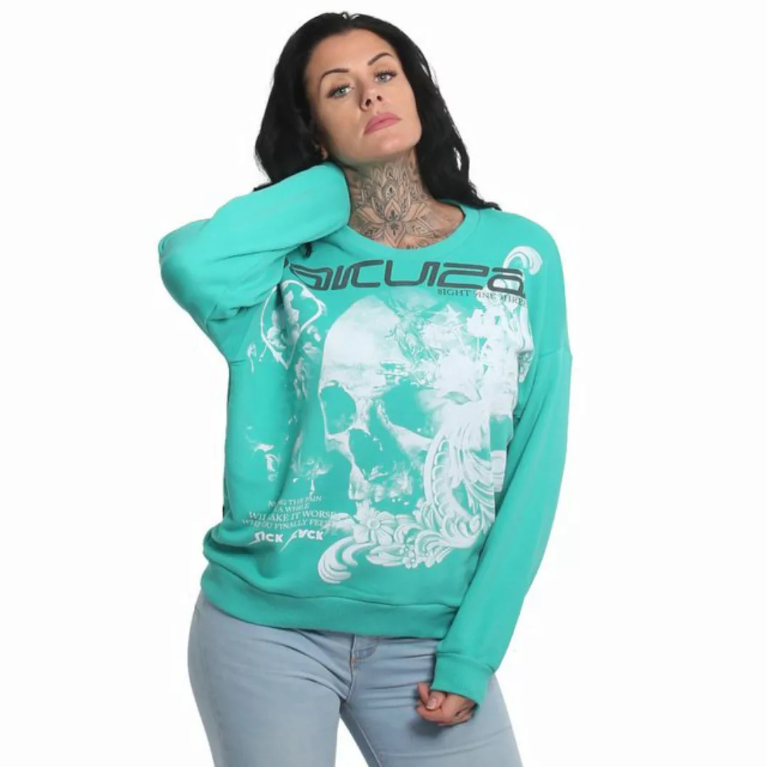 YAKUZA Sweatshirt Ornamental Skull im Oversized Look günstig online kaufen