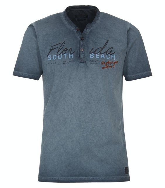 CASAMODA T-Shirt Henley, 147 blau günstig online kaufen