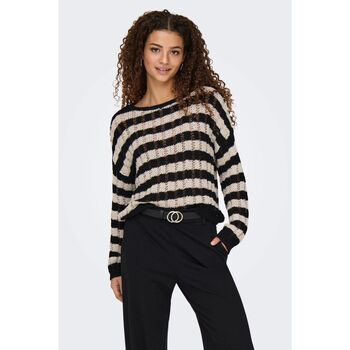 Only  Pullover 15339536 CAPRI LS O-NECK-BLACK/PUMICE STONE günstig online kaufen