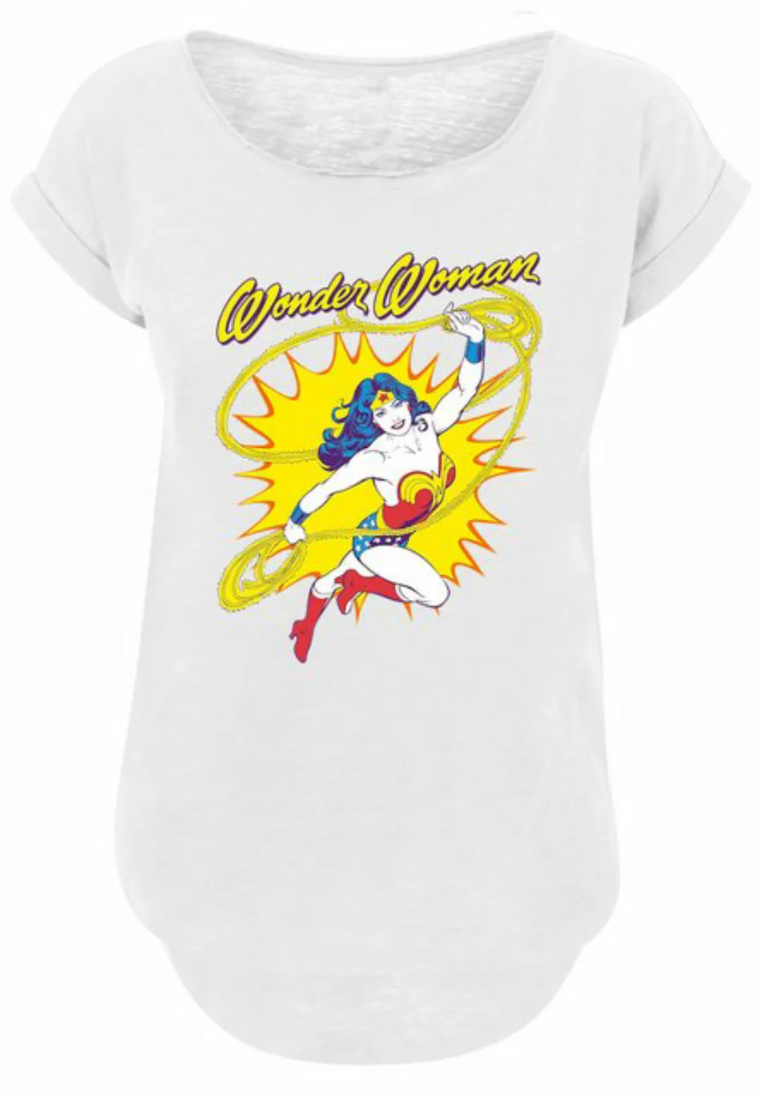 F4NT4STIC T-Shirt "DC Comics Wonder Woman Vintage Leap", Damen,Premium Merc günstig online kaufen