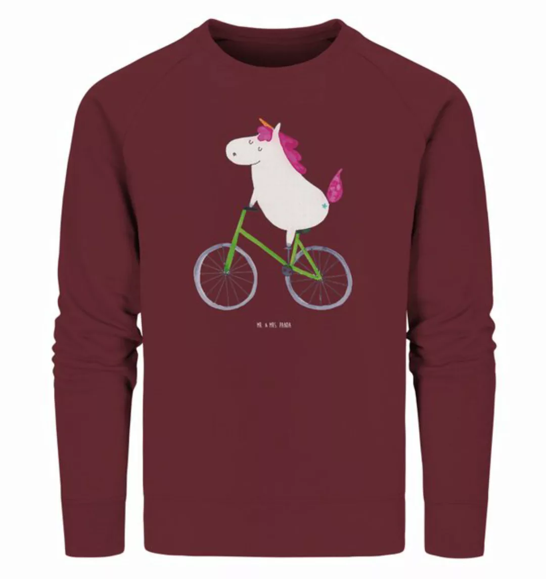 Mr. & Mrs. Panda Longpullover Größe S Einhorn Radfahrer - Burgundy - Gesche günstig online kaufen