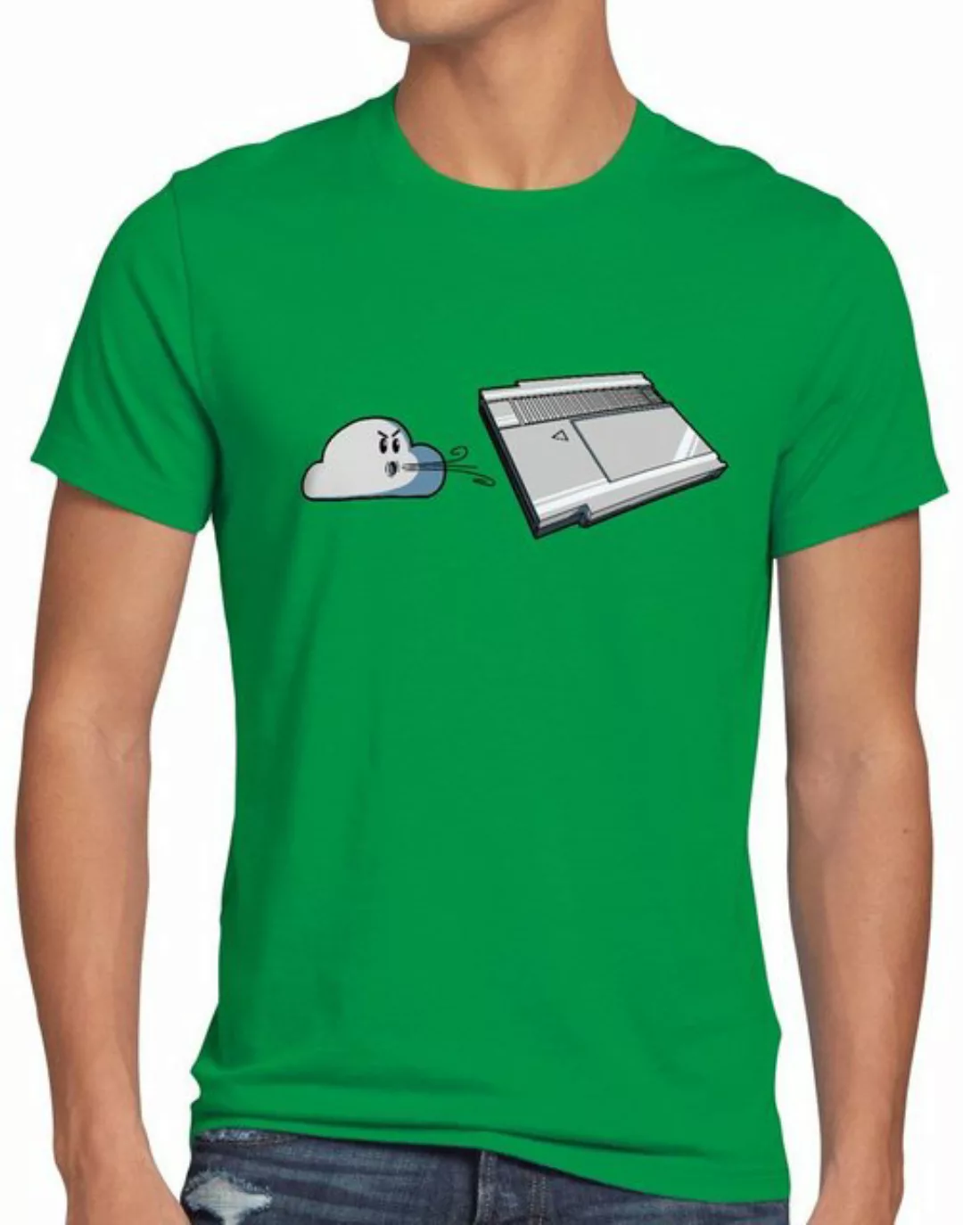 style3 Print-Shirt Herren T-Shirt Retro Blow nes cartridge günstig online kaufen