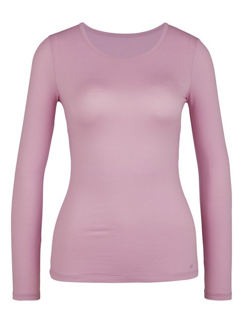 CALIDA Langarmshirt Natural Comfort mit flacher Nahtverarbeitung an Dekolle günstig online kaufen