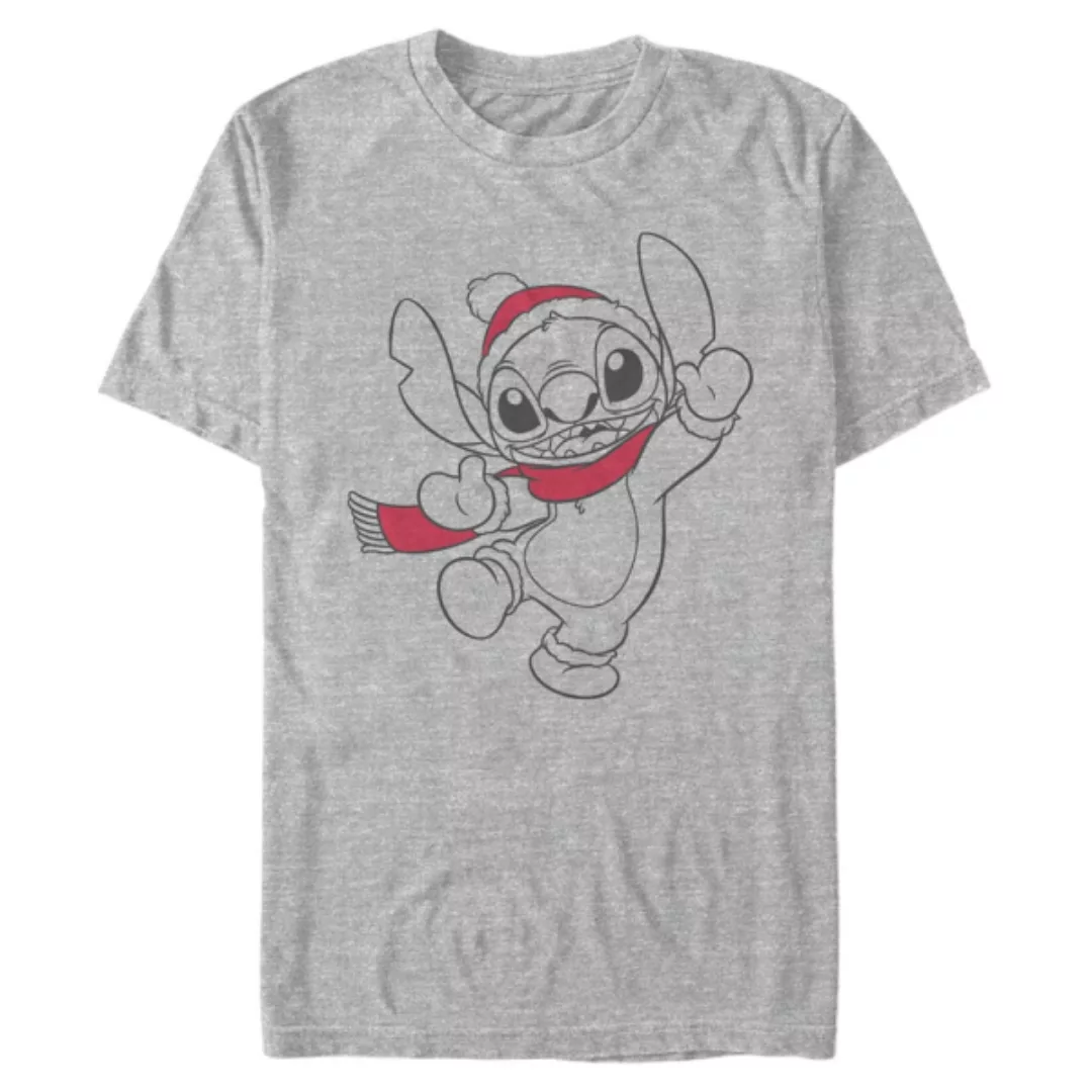 Disney Classics - Lilo & Stitch - Stitch Holiday - Weihnachten - Männer T-S günstig online kaufen