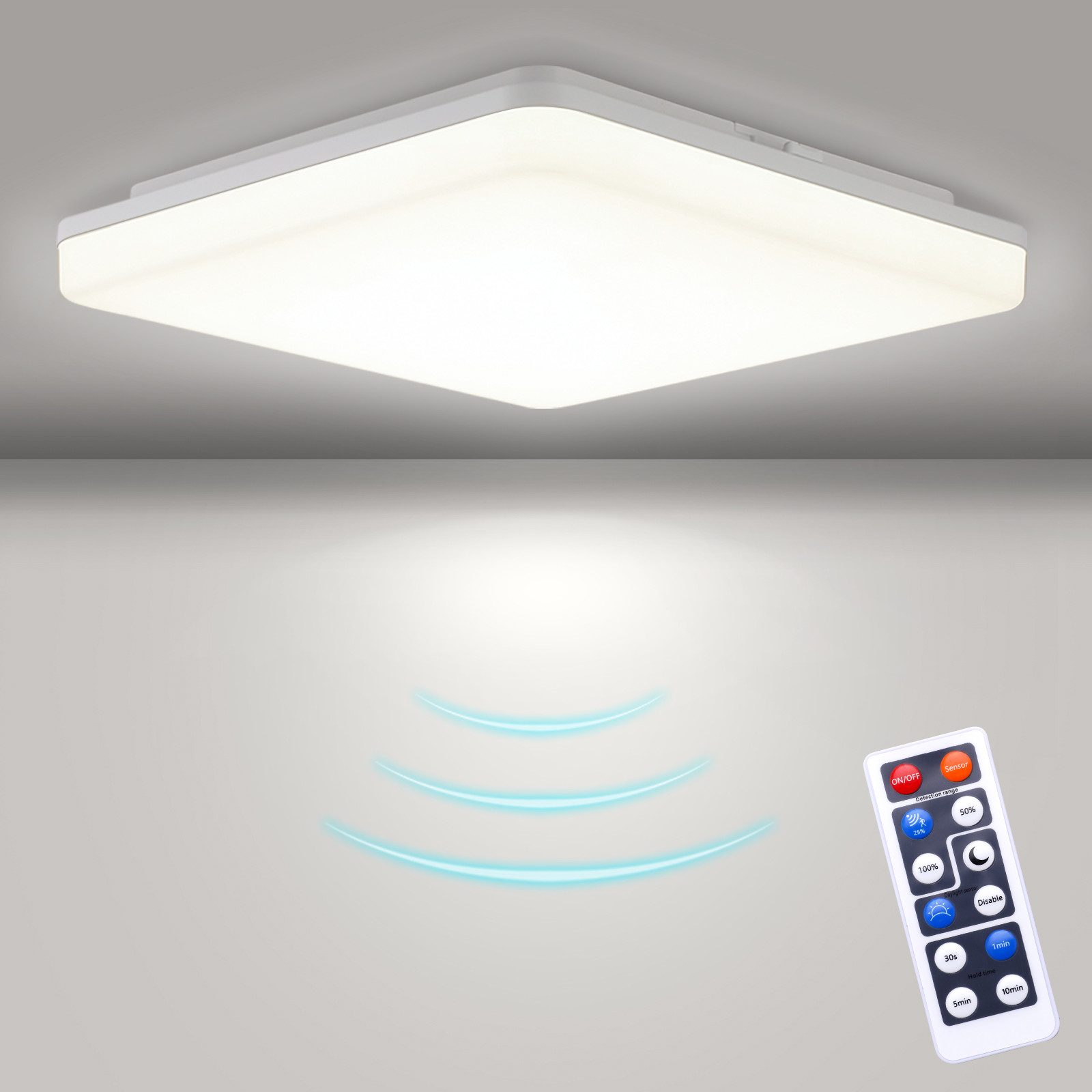 Oraymin LED Deckenleuchte mit Bewegungsmelder, Lampe günstig online kaufen