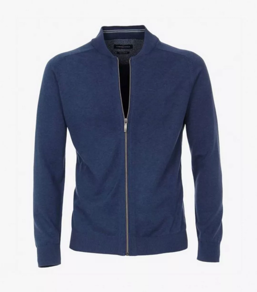 CASAMODA Strickjacke Casamoda Herren Strickjacke Baumwolle - blau L (1-tlg) günstig online kaufen