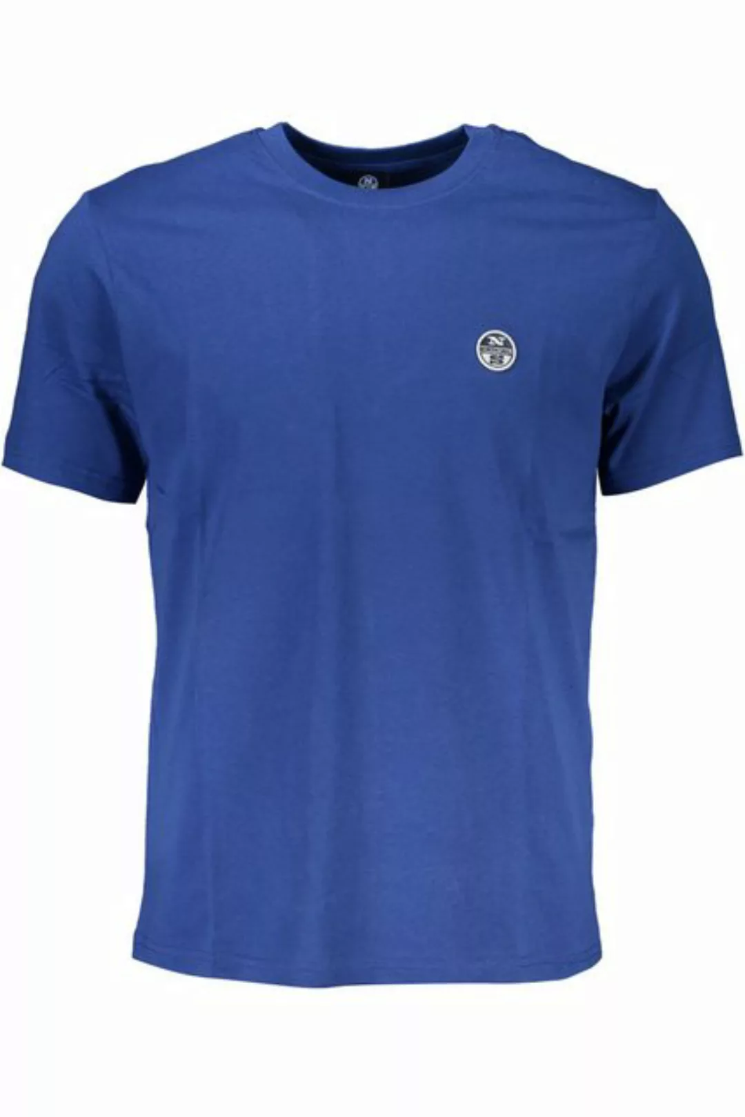 North Sails T-Shirt Herren Kurzarm T-Shirt Blau mit Logo und günstig online kaufen