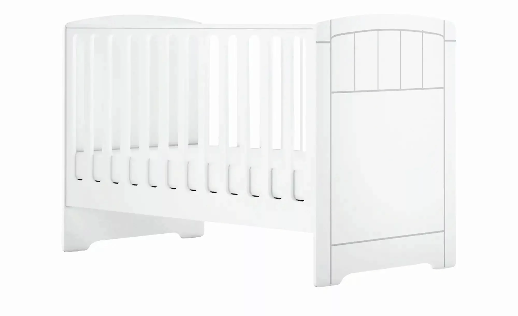 Babybett  Nordic White ¦ weiß ¦ Maße (cm): B: 76 H: 95 Baby > Babymöbel > B günstig online kaufen