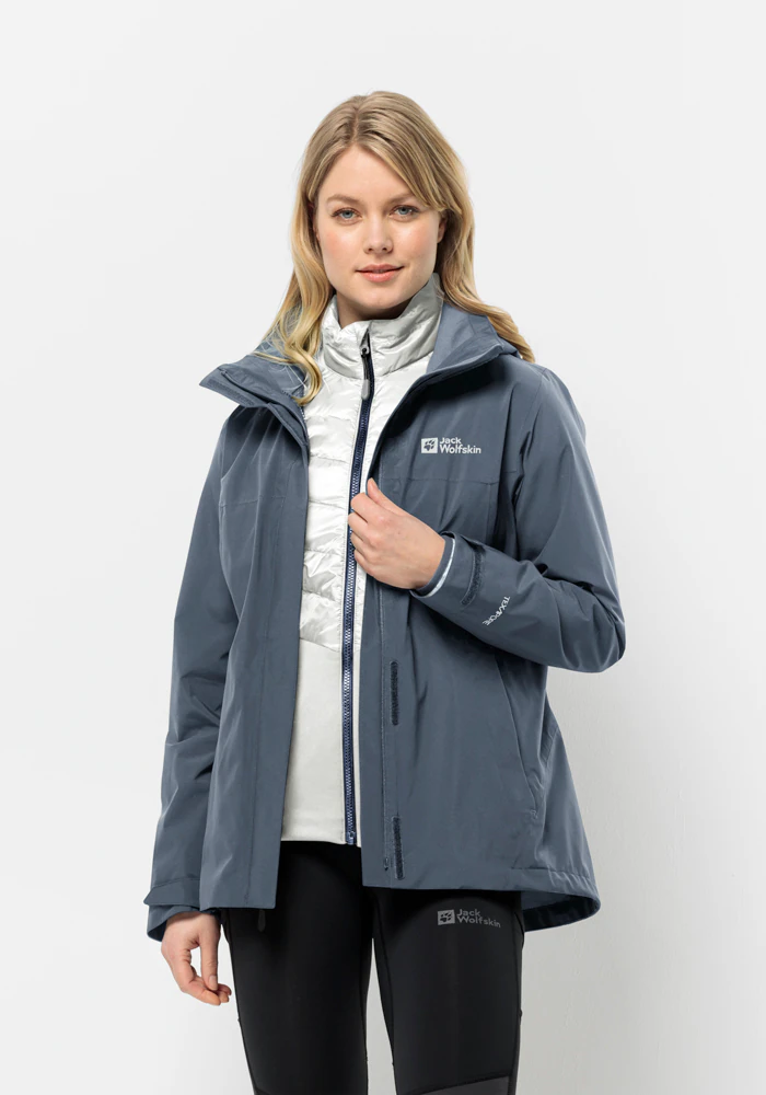 Jack Wolfskin 3-in-1-Funktionsjacke "LUNTAL 3IN1 JKT W", mit Kapuze günstig online kaufen