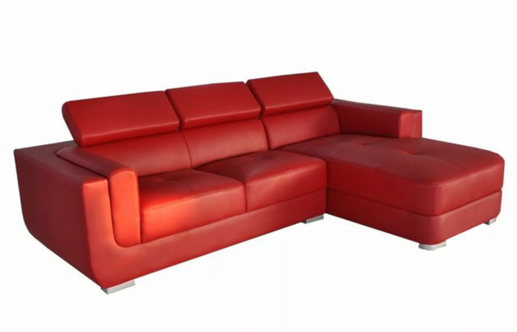 JVmoebel Ecksofa Luxus Rotes Ecksofa moderne Couch Polstermöbel Stilvoll Ne günstig online kaufen