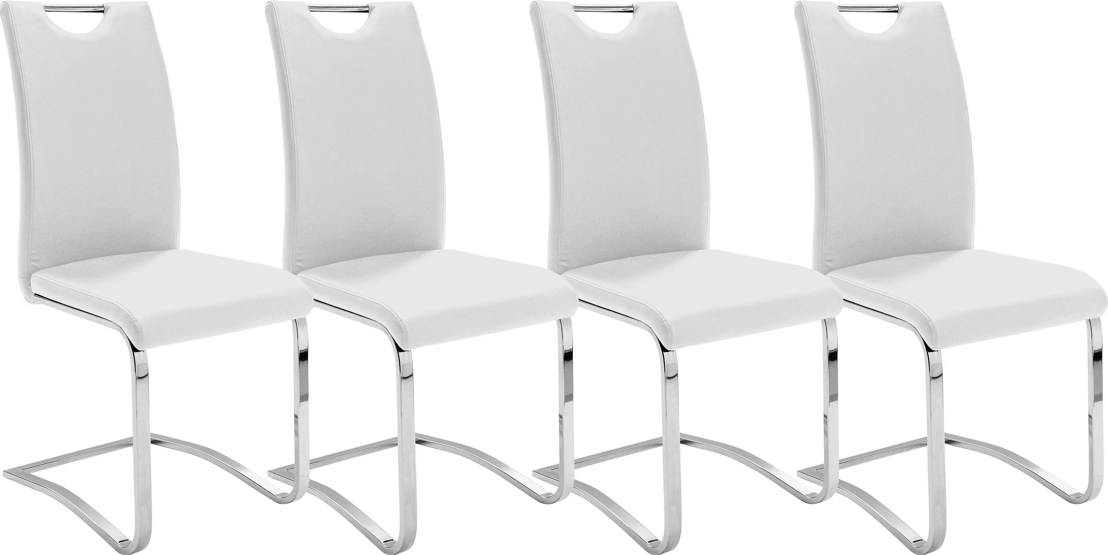 MCA furniture Freischwinger "Köln", (Set), 4 St., Kunstlederbezug, Komforts günstig online kaufen