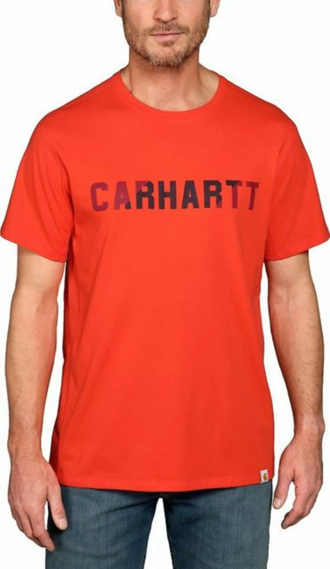 Carhartt T-Shirt Carhartt Herren T-Shirt Force Flex Block Logo günstig online kaufen