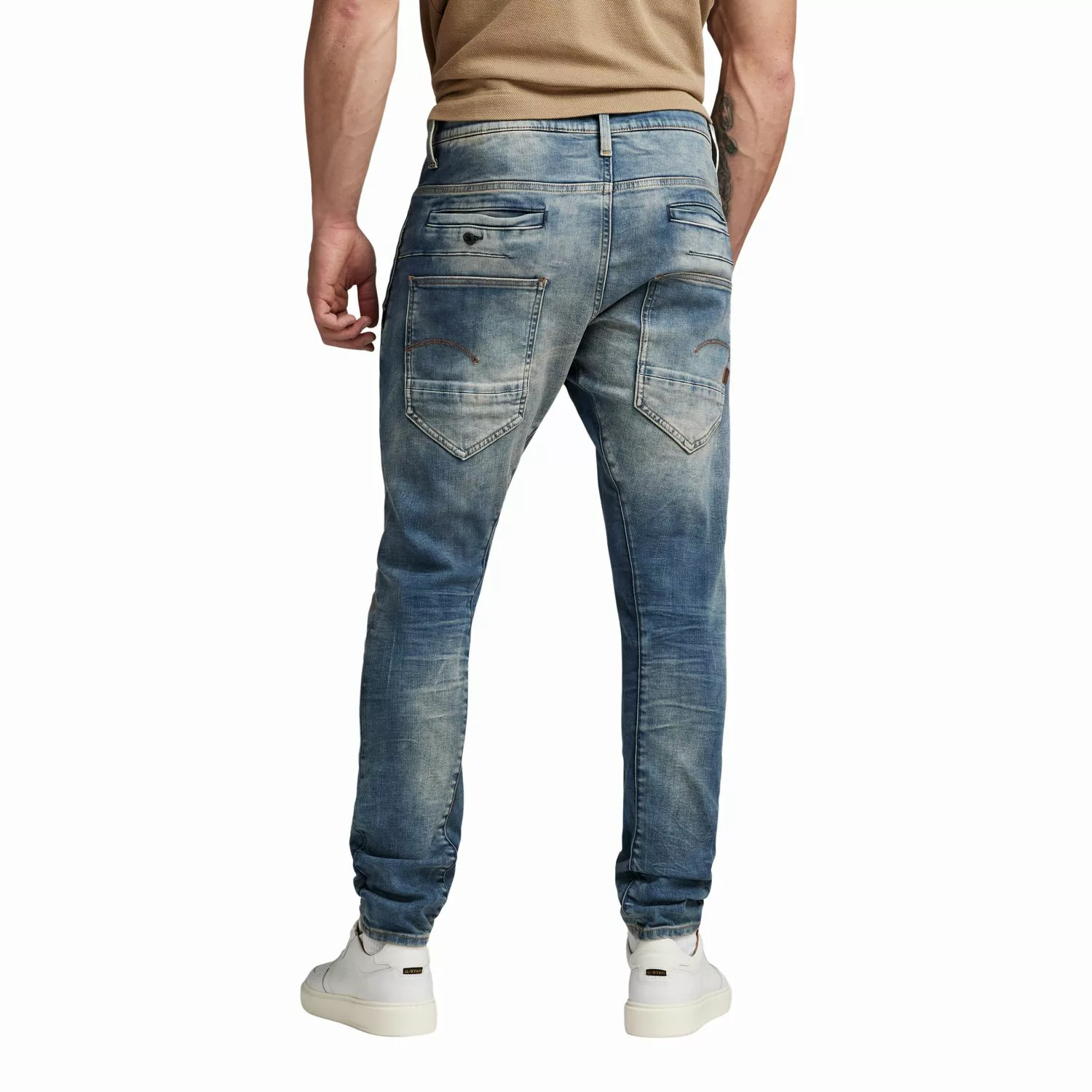 G-Star Herren Jeans D-STAG 3D SLIM Fit - Blau - Medium Aged günstig online kaufen