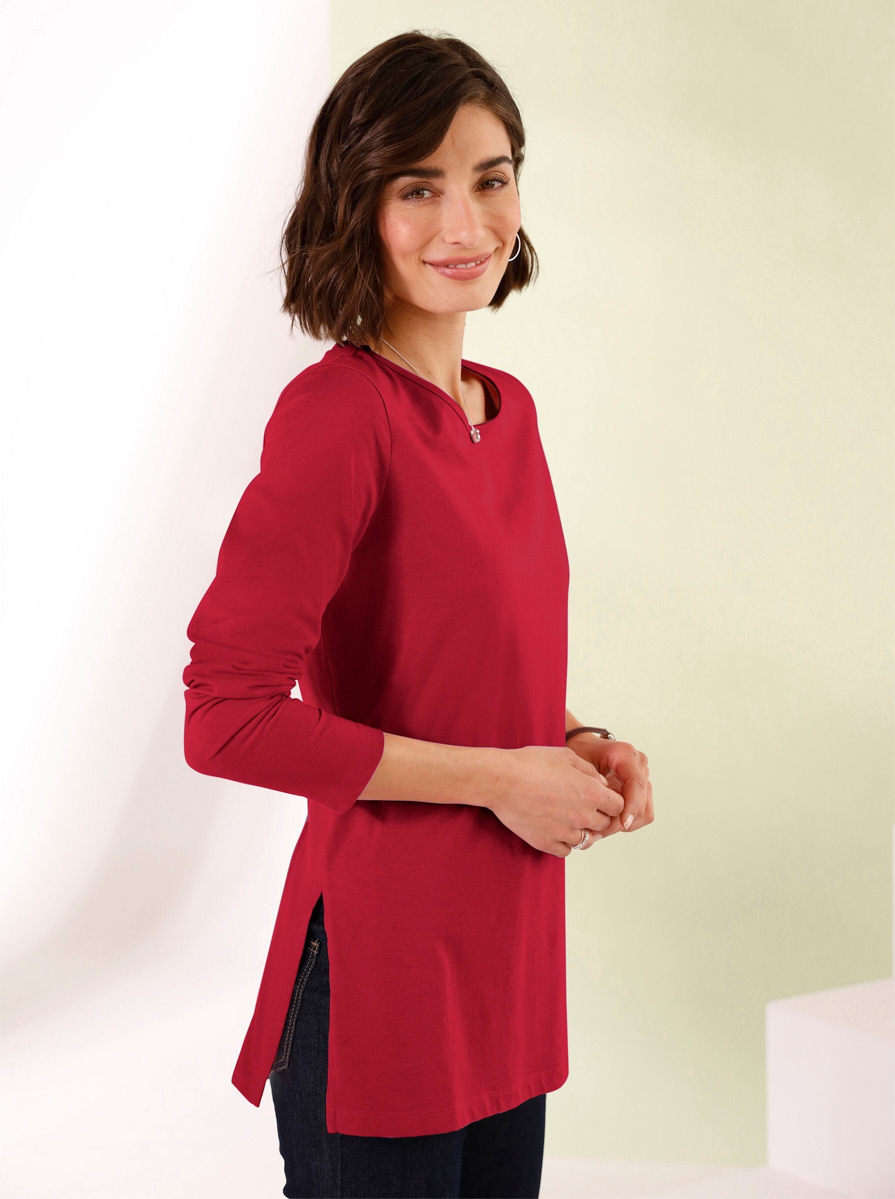 Classic Basics Langarmshirt "Longshirt", (1 tlg.) günstig online kaufen
