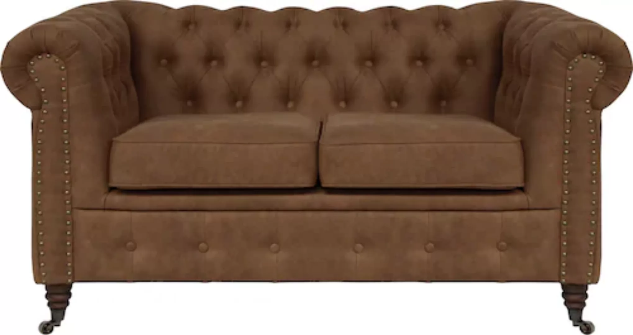 Home affaire Chesterfield-Sofa "Aarburg", aufwändige Knopfheftung und Ziern günstig online kaufen