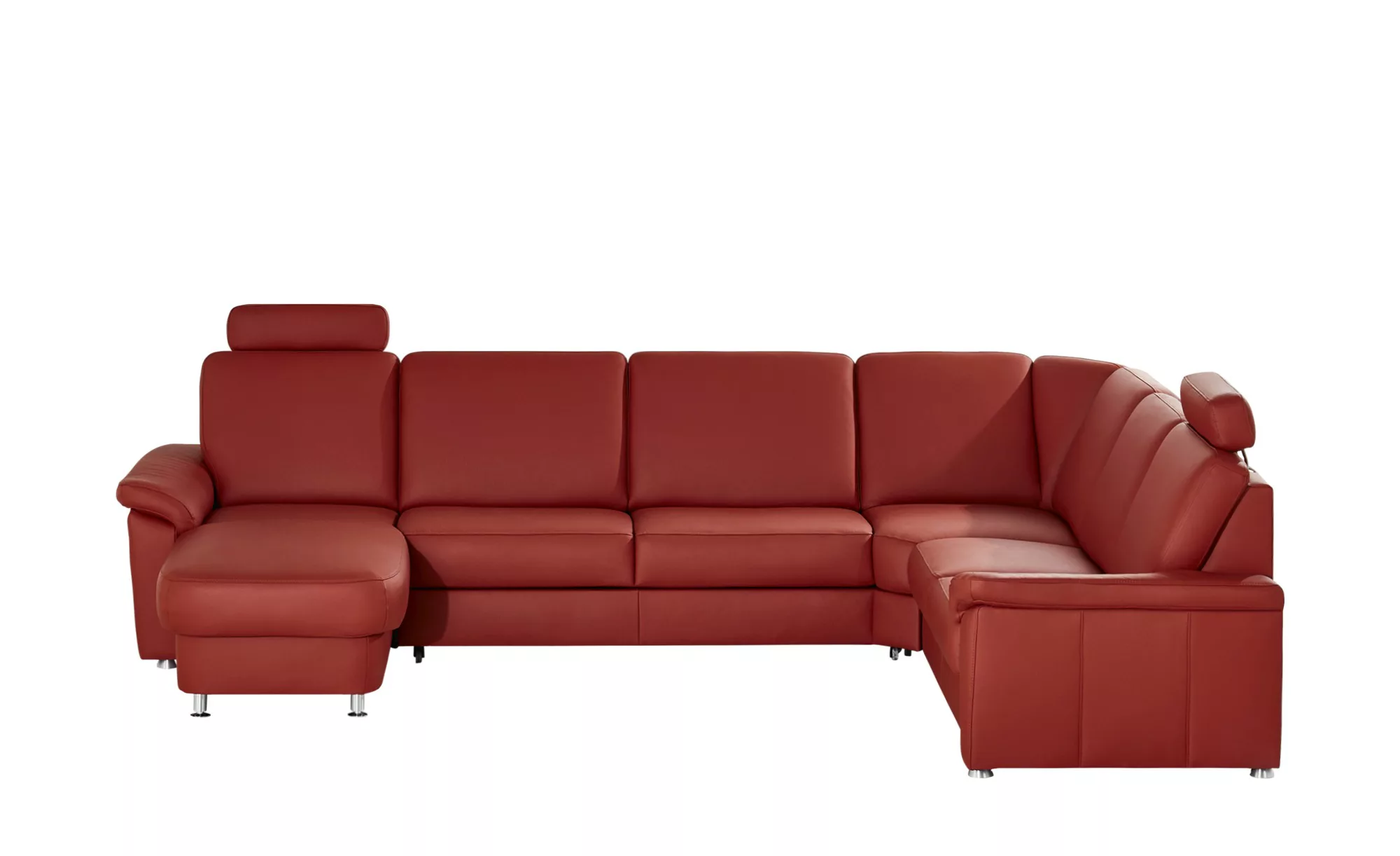 meinSofa Wohnlandschaft - rot - 91 cm - Polstermöbel > Sofas > Ledersofas - günstig online kaufen