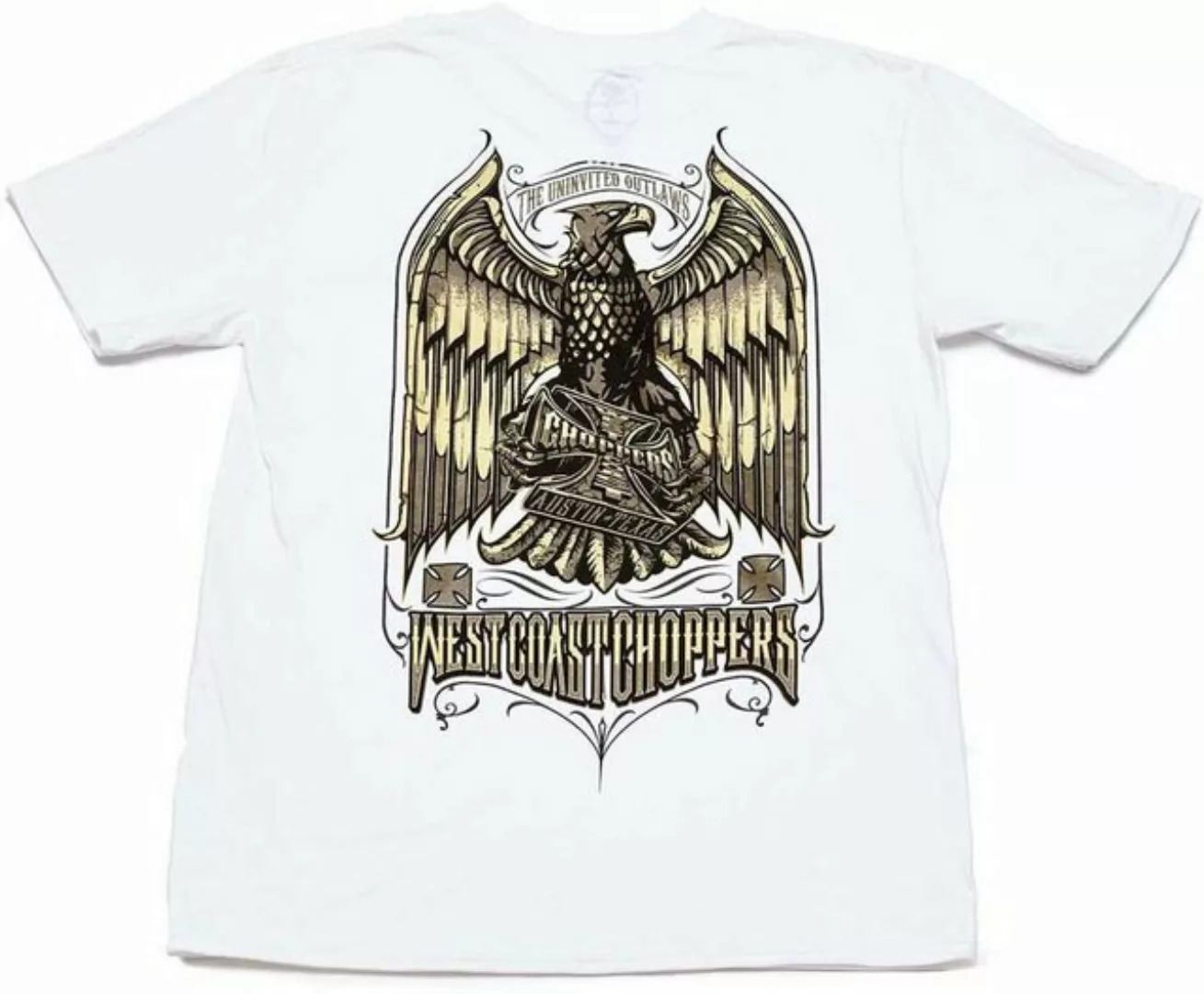 West Coast Choppers T-Shirt Uninvited Outlaws Tee White günstig online kaufen