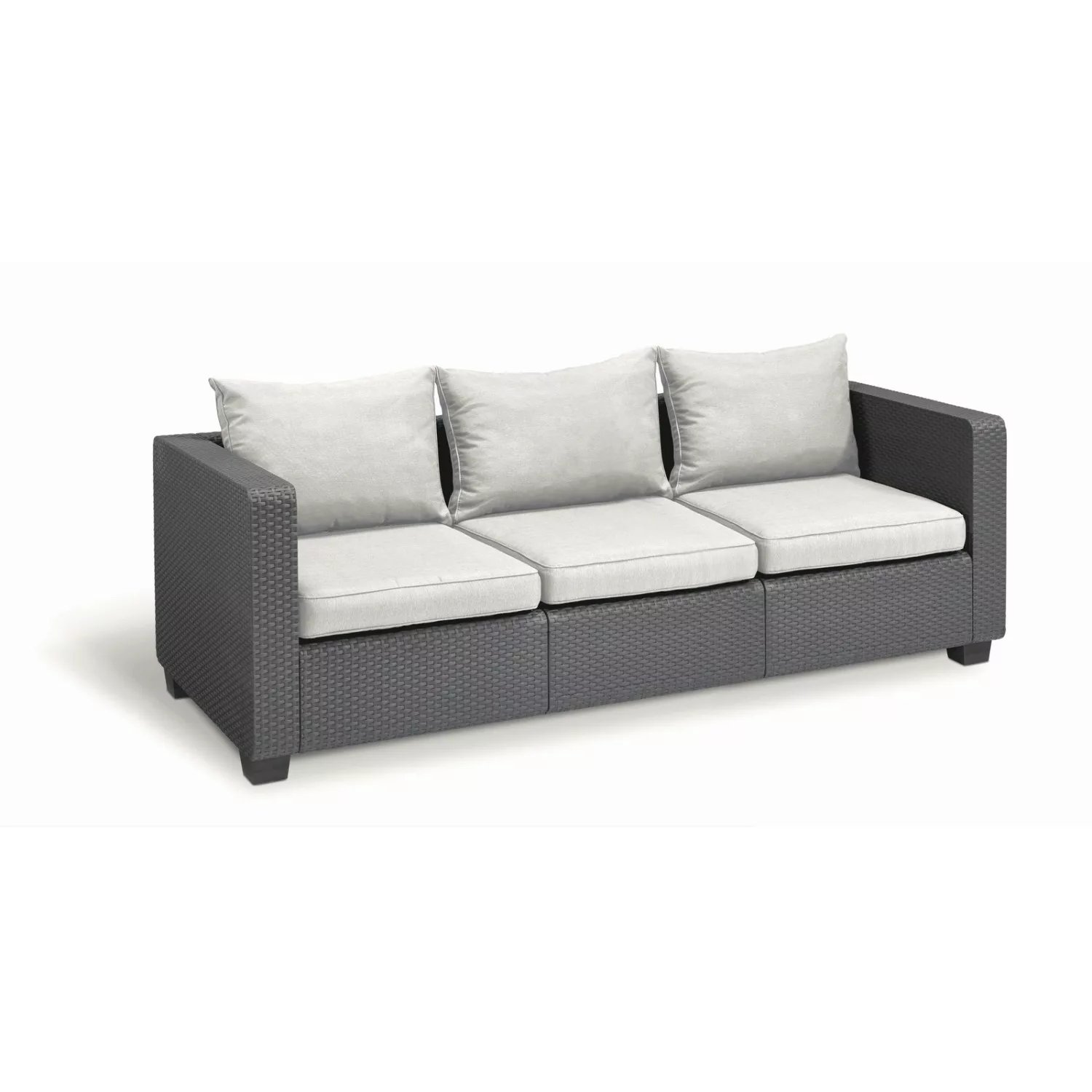 Allibert Loungesofa Salta 3-Sitzer Gartensofa – günstig online kaufen