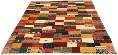 morgenland Wollteppich »Ghashghai Teppich handgeknüpft mehrfarbig«, rechtec günstig online kaufen