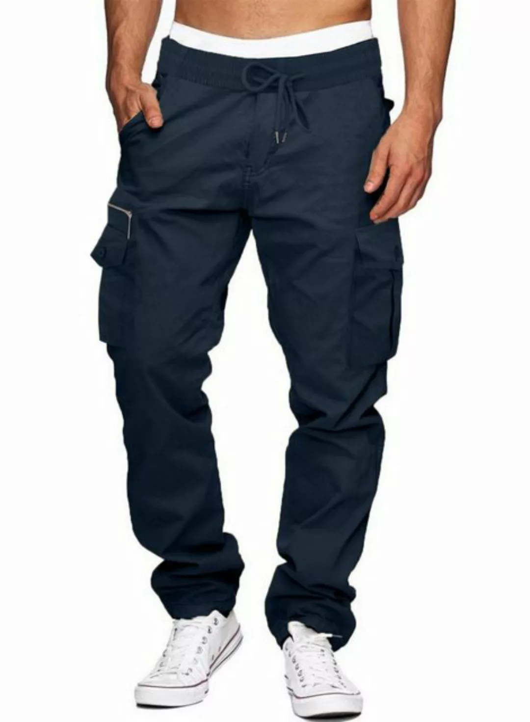 JMIERR Cargohose Herren Cargohose Baumwolle Outdoorhose Lange Baggy Freizei günstig online kaufen