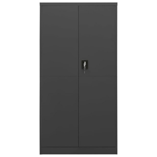 furnicato Aktenschrank Schließfachschrank Anthrazit 90x40x180 cm Stahl günstig online kaufen