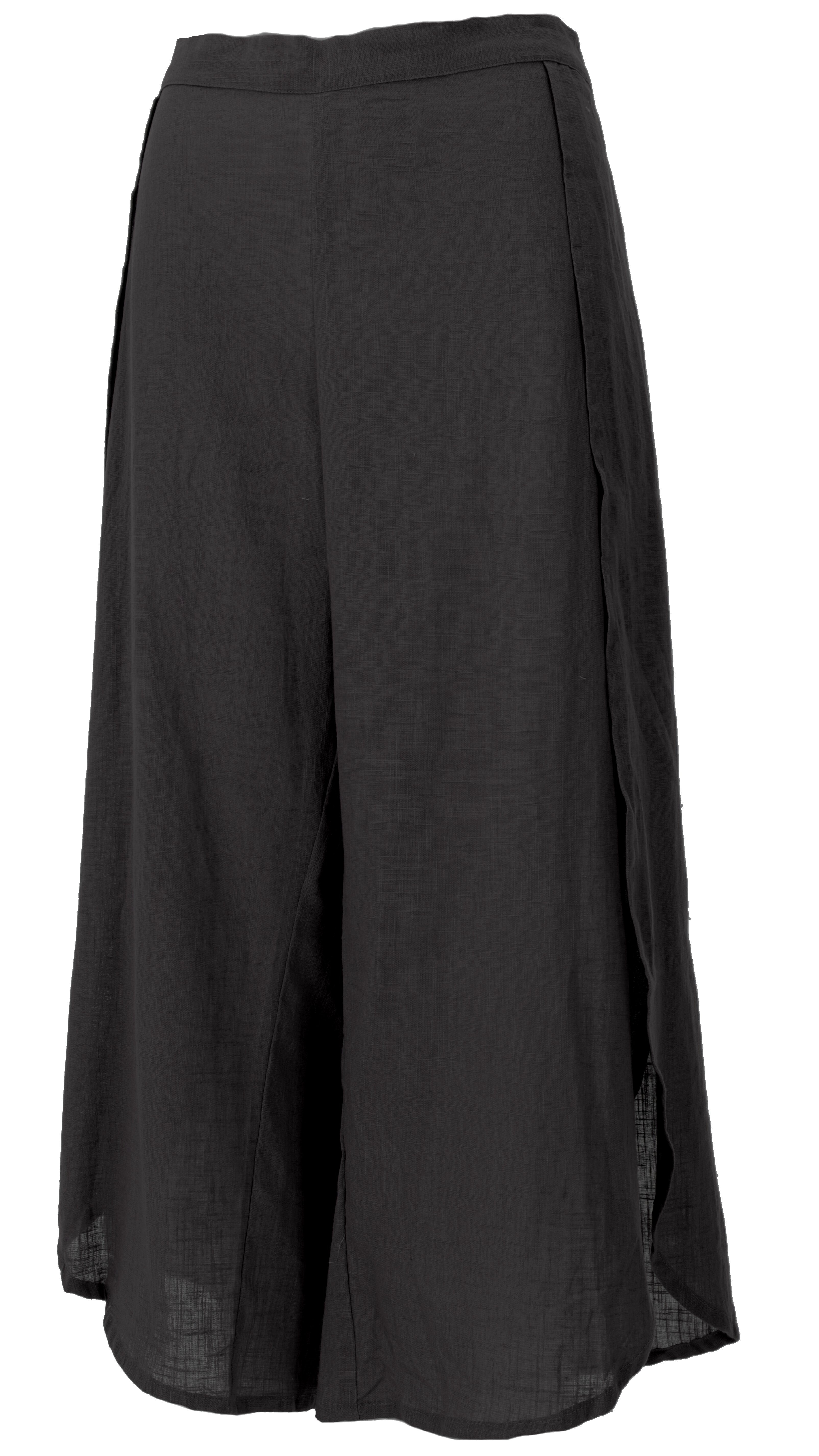 Guru-Shop Relaxhose Palazzohose, Boho Hosenrock, offene günstig online kaufen
