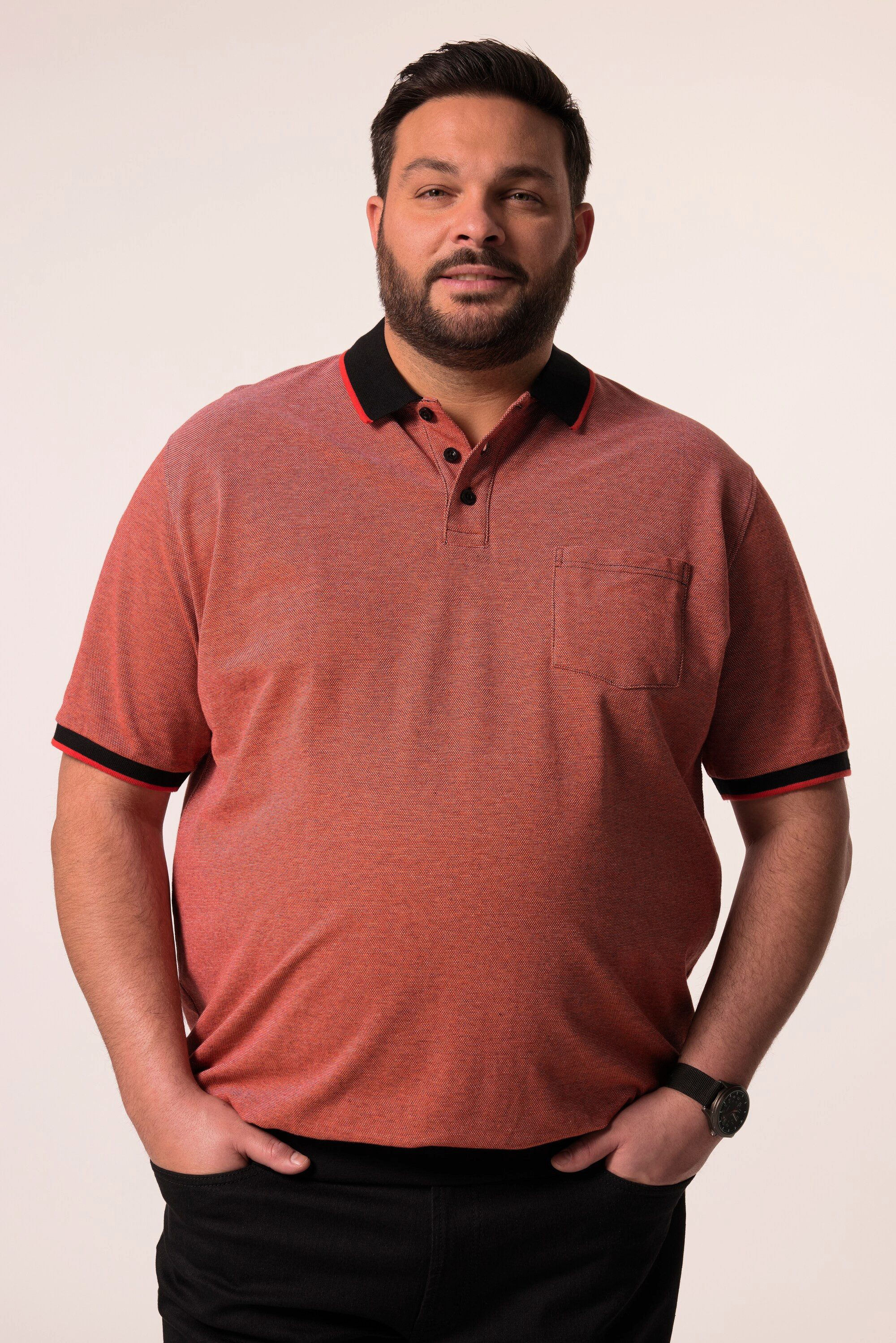 Men Plus Poloshirt Men+ Poloshirt Halbarm günstig online kaufen