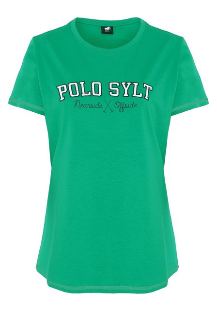 Polo Sylt Print-Shirt im Logo-Look günstig online kaufen