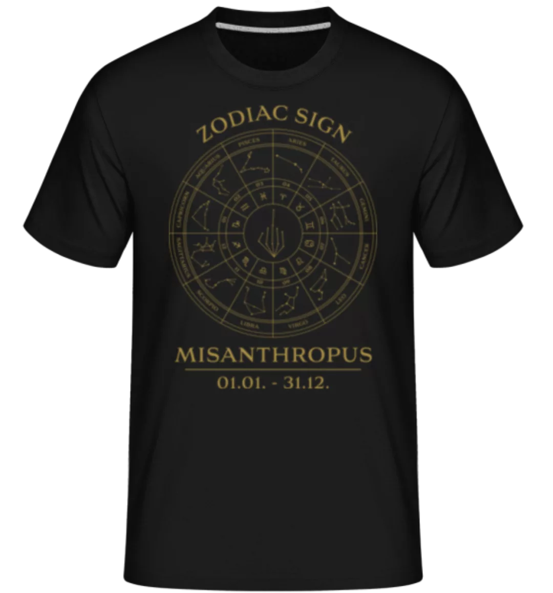 Zodiac Sign Misanthropus · Shirtinator Männer T-Shirt günstig online kaufen