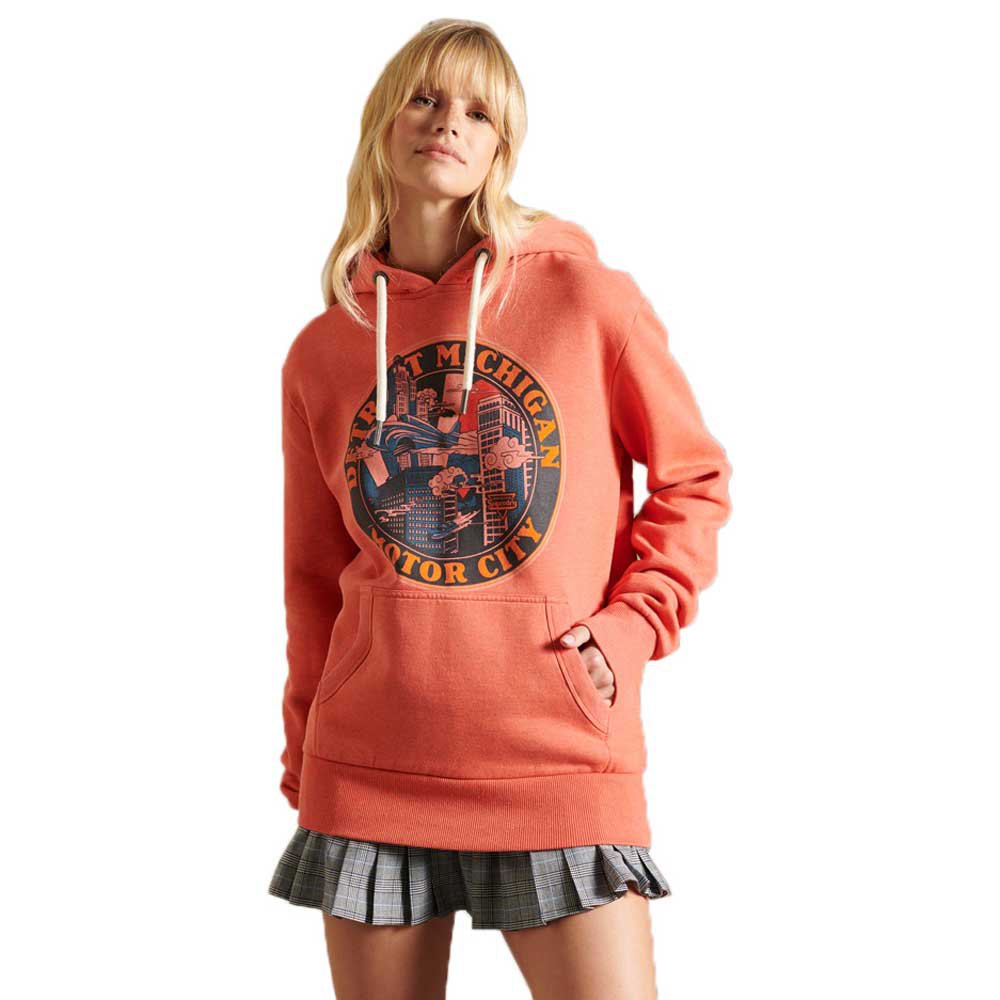 Superdry Oversized Mountain Crew Sweatshirt M Flare Orange günstig online kaufen