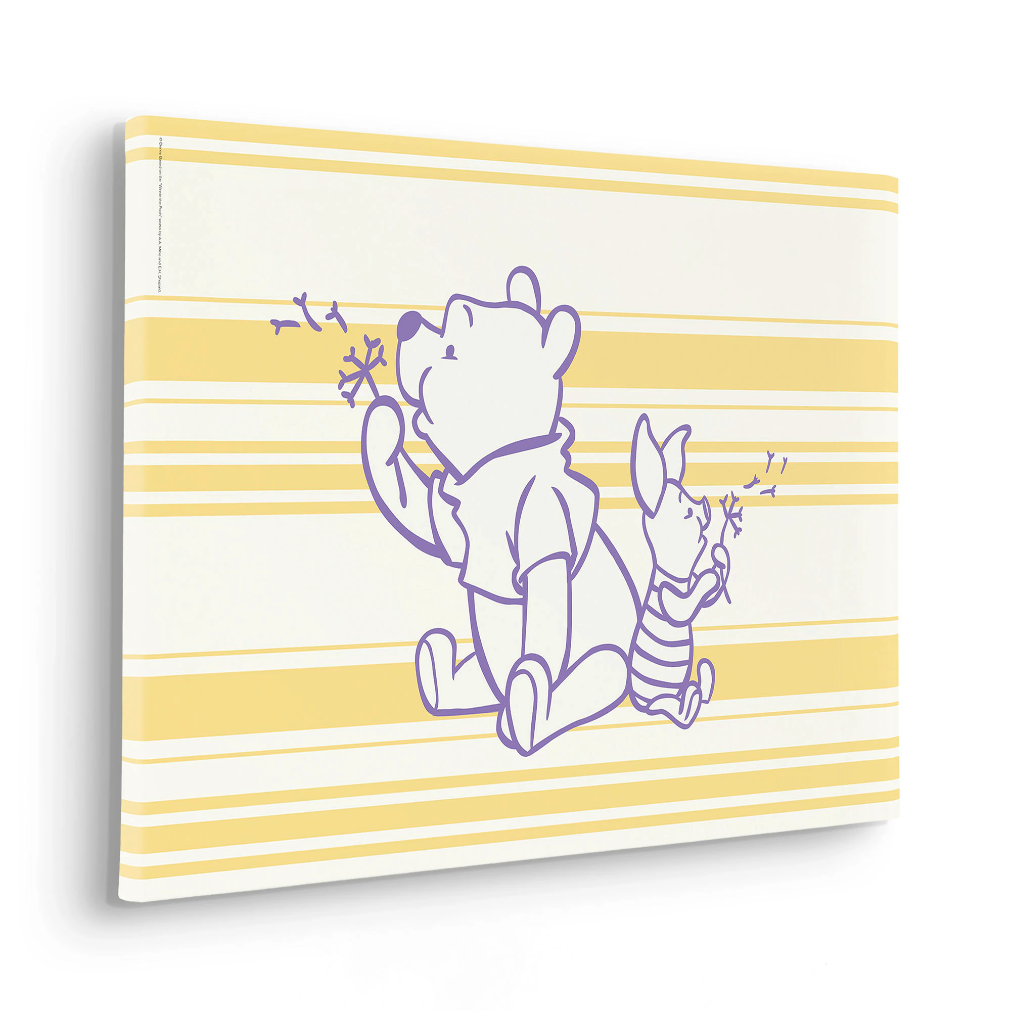 Komar Leinwandbild "Winnie the Pooh Dandelions - Größe 40 x 60 cm", Natur, günstig online kaufen